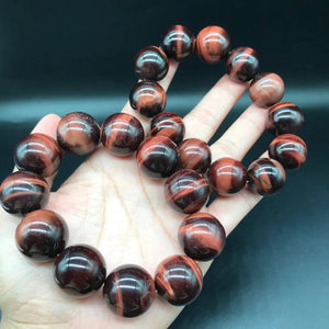 8-20mm Tiger's Eye Stone Bracelet Healing Gemstone Jewelry