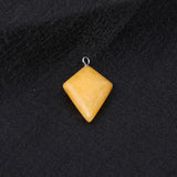 3Pcs Gem Stone Charms for DIY Necklace Earring Making