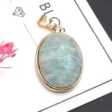 Amethyst Rose Quartz Pendant for DIY Crafts 20x32mm