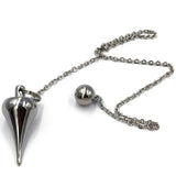 Stainless Steel Healing Pendant Hexagonal Pendulum Chain Amulet