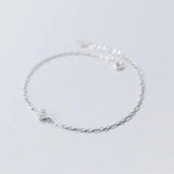 Minimalist Silver 925 Bracelet for Women