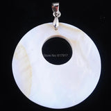 Natural Zelanian Abalone Shell Gem Stone Bead Pendant Jewelry