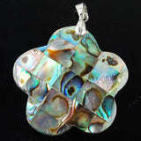 Natural Zelanian Abalone Shell Gem Stone Bead Pendant Jewelry