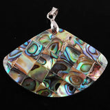 Natural Zelanian Abalone Shell Gem Stone Bead Pendant Jewelry