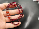 Natural Garnet Bracelet Healing Gemstone Fine Jewelry Red Agate Crystal