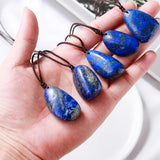 Lapis Lazuli Stone Pendant Chakra Healing Crystal Necklace