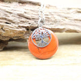 Tree of Life Pendant, Healing Crystal Necklace, Boho Jewelry