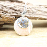 Tree of Life Pendant, Healing Crystal Necklace, Boho Jewelry