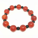 Round Agate Bracelet Red Beads Natural Collection Amulet Jade Jewelry