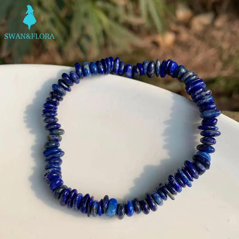 Lapis Lazuli Bracelet Natural Stone Gemstone Jewelry