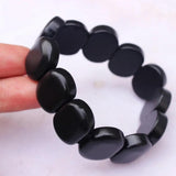 Natural Healing Stone Needle Bracelets Bianstone Bangles Men Women