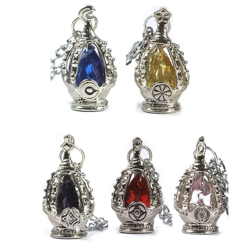 Madoka Magica Necklace Keychain Cosplay Soul Gem Jewelry
