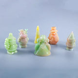 Christmas Series UV Resin Molds Santa Claus Tree Snowman Jewelry