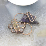 Natural Amethysts Nugget Crystal Pendant for Jewelry Making