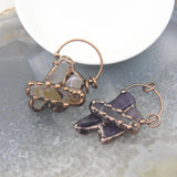 Natural Amethysts Nugget Crystal Pendant for Jewelry Making
