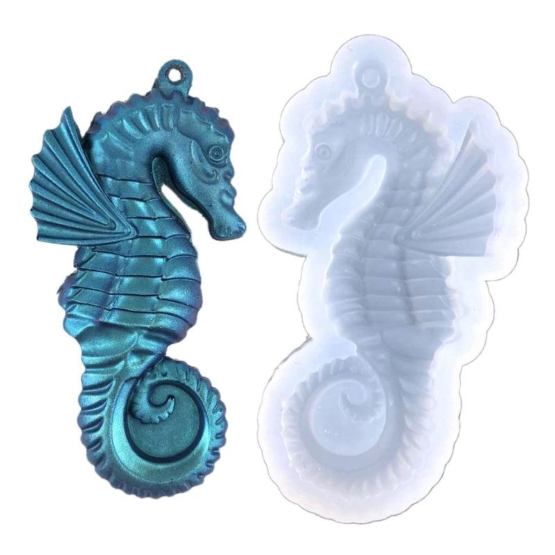 Christmas Seahorse Ornaments Silicone Mold for DIY Crafts