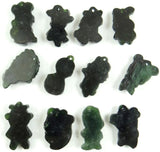 Green Jade 12 Zodiac Signs Pendant for Jewelry Making