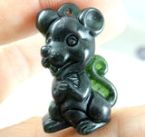 Green Jade 12 Zodiac Signs Pendant for Jewelry Making
