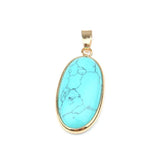 Malachite Quartz Agate Pendant Necklace for Woman