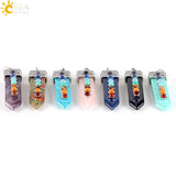 CSJA 7 Chakra Necklace Pendants Sword Pendulum Charms