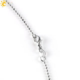 CSJA 7 Chakra Necklace Pendants Sword Pendulum Charms