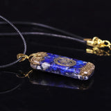 Lapis Lazuli Orgone Energy Pendant Natural Stones Necklace Reiki Crystal Pendant