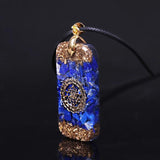 Lapis Lazuli Orgone Energy Pendant Natural Stones Necklace Reiki Crystal Pendant