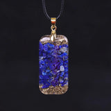 Lapis Lazuli Orgone Energy Pendant Natural Stones Necklace Reiki Crystal Pendant