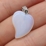 Heart-shaped Lapis Lazuli Pendant Crafts Necklace Bracelet Earrings