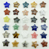 Quartz Crystal Pentagram Five Pointed Star Shape 12Pcs