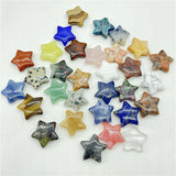 Quartz Crystal Pentagram Five Pointed Star Shape 12Pcs