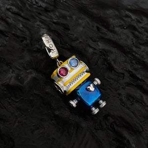 Arrival Cartoon Robot Platinum Plated Female Pendant