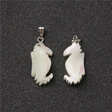 5pcs Natural Mother of Pearl Shell Charms Pendant DIY Jewelry Making