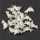 5pcs Natural Mother of Pearl Shell Charms Pendant DIY Jewelry Making