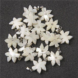 5pcs Natural Mother of Pearl Shell Charms Pendant DIY Jewelry Making
