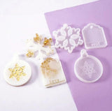Crystal Snowflake Silicone Mold DIY Craft Ornament Making Tool