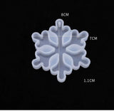 Crystal Snowflake Silicone Mold DIY Craft Ornament Making Tool