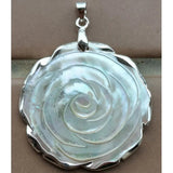 Mother of Pearl Shell Flower Pendant Bead