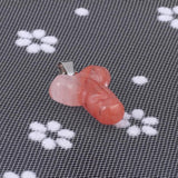 5pcs Natural Stone Pendant Mix for DIY Jewelry Necklace 23x16mm