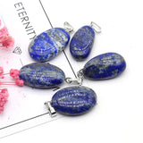 5PC Natural Stone Pendant Crystals for Jewelry Making