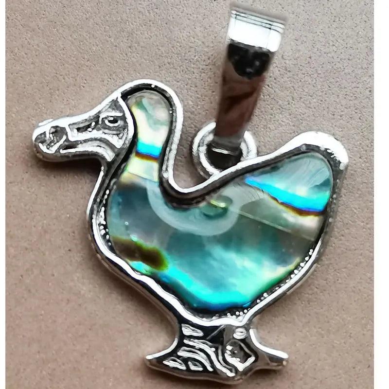 Abalone Shell Seahorse Pendant Bead WFH979