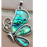 Abalone Shell Seahorse Pendant Bead WFH979