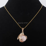 Dragon Claw Necklace Lapis Opal Stone Charm Chain