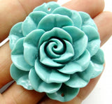 Chinese Organic Cinnabar Quartz Crystal Flower Charm Pendant