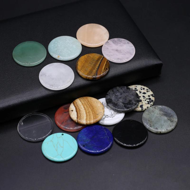 5Pcs Natural Stone Pendants for Jewelry Making Diy Necklace Crafts