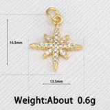 Zircon Star Pendants for Women Diy Jewelry Accessories