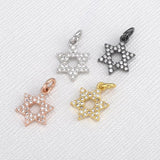 Zircon Star Pendants for Women Diy Jewelry Accessories