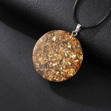 Sri Yantra Orgone Crystal Pendant Energy Generator Necklace