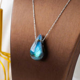Moonstone Choker Pendant Necklace Moonstone Jewelry Gift