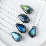 Moonstone Choker Pendant Necklace Moonstone Jewelry Gift